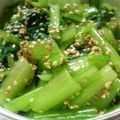 ぼーじょぼー's cooksnap of when they made ５分で * 小松菜ナムル.