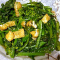 みつ豆抹茶's cooksnap of when they made かき菜と油揚げの炒め煮.