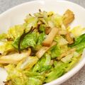 ミニチュアバジル's cooksnap of when they made 春キャベツとえりんぎの塩昆布炒め.