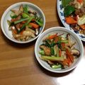 ルぴあ's cooksnap of when they made お弁当にも♬小松菜の炒め物.