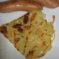 空豆くん's cooksnap of when they made じゃがいもとチーズのガレット♡.