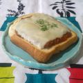 kururin18's cooksnap of when they made ミートソースがおいしいトーストに！.