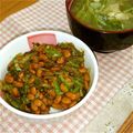 ひぴちゅー's cooksnap of when they made 海苔の佃煮納豆ご飯.