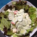 うさぎｍａｎｉａ's cooksnap of when they made 胡瓜とカニカマサラダ～マヨネーズ～.