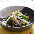 さとみわ's cooksnap of when they made もやしとわかめの中華和え.
