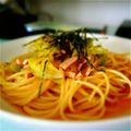 のぶうきむ's cooksnap of when they made キャベツ玉ねぎ醤油パスタ 【冷やし】.
