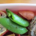 daikanon's cooksnap of when they made スナップえんどうとウインナー炒め.