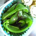 こげちゃろ's cooksnap of when they made ピーマンの塩昆布和え.