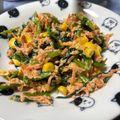 ごま３しお３'s cooksnap of when they made ほうれん草と彩り野菜のツナマヨサラダ.