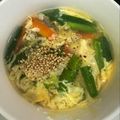 なーなちゃん's cooksnap of when they made 玉子ふわふわ❢焼肉屋さん風の玉子スープ.