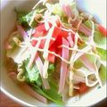 poapoa1970's cooksnap of when they made 夏！簡単サラダうどん.