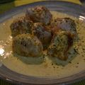 よっしゃん's cooksnap of when they made ミニトマトの豚肉巻き～カレークリーム。.