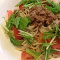 幸せ姫's cooksnap of when they made 冷製マーボーうどん.