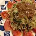 幸せ姫's cooksnap of when they made 冷製マーボーうどん.