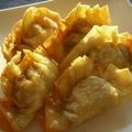 caramel-cookie's cooksnap of when they made 簡単♪納豆とケチャップ・チーズの揚げ餃子.