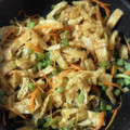 ☆さむむ☆'s cooksnap of when they made 大根葉と油揚げの炒め物.
