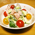 マッハママ's cooksnap of when they made 魚肉ソーセージときゅうりのマヨ和え.