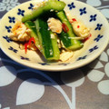 kapijapi's cooksnap of when they made 簡単♪ ササミとキュウリのごま油和え.
