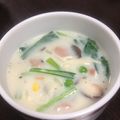 やぎえ's cooksnap of when they made きのこたっぷり★ミルクスープ.