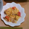しろくまりん's cooksnap of when they made 簡単☆豚とトマトの卵炒め.