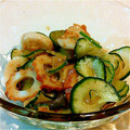 ｙａｓｓａｎパパ's cooksnap of when they made きゅうりとちくわのごま酢あえ.