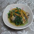 まみんちよ's cooksnap of when they made 春菊と干し海老の煮浸し.