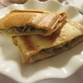 miyuki12's cooksnap of when they made すき焼き風トーストサンド.