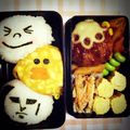 さくむぎ's cooksnap of when they made まんまるラップおにぎり☆LINEキャラ弁.