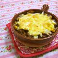 赤い電話's cooksnap of when they made 簡単リメイク✧ハヤシパスタグラタン.