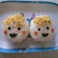翔舞ママ's cooksnap of when they made キャラ弁に＊ふりかけで簡単可愛いおにぎり.