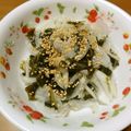 Andy♪'s cooksnap of when they made 新玉ねぎとワカメのごま油サラダ.