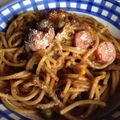 akacyairo's cooksnap of when they made カレーリメイク。イタリアン風カレーパスタ.