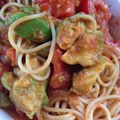ごま∞'s cooksnap of when they made 20分! 簡単トマトとアボカドのパスタ.