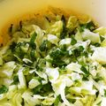 umebotan's cooksnap of when they made キャベツと大葉のさっぱり浅漬け.