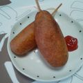 nasyo's cooksnap of when they made ＊HMで簡単ミニアメリカンドック＊.