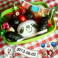 ミッチょン♪'s cooksnap of when they made 運動会にぴったりなキャラ弁.