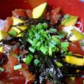 ラズバード's cooksnap of when they made 五分で出来る！マグロアボガド丼.