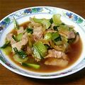 ﾅｶﾞﾚﾎﾞｼ's cooksnap of when they made 青梗菜の豚バラ炒め.
