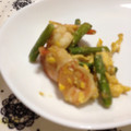 あみかん's cooksnap of when they made 海老とアスパラと卵の中華風炒め.