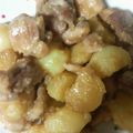 味玉子's cooksnap of when they made 鶏肉とじゃがいものブイヨンみそバター煮.