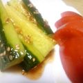 奏／あっこ's cooksnap of when they made 30秒できゅうり和え☆俺スタイル.