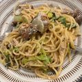 豆カレー's cooksnap of when they made さば缶とキャベツのあっさりクリームパスタ.