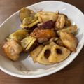 こつぶはゆっちー's cooksnap of when they made 鶏肉、蓮根、サツマイモの甘辛炒め.