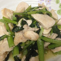 なひいた's cooksnap of when they made 鶏肉とほうれん草の　ゆずこしょう炒め.