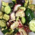 willsail's cooksnap of when they made たたき胡瓜とたこのピリ辛和え.