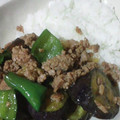 よこもす's cooksnap of when they made ☆簡単 なす ピーマン 挽肉炒め☆.