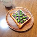 もふもふクロさん's cooksnap of when they made なんちゃってズボラずんだトースト♪.