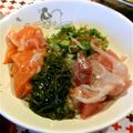 さぁ★たぁ★'s cooksnap of when they made ネバネバ軍団７色丼.