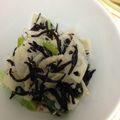 ikkou0503's cooksnap of when they made 小松菜とれんこんとひじきのごま酢和え.
