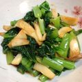 チャーミル's cooksnap of when they made ガーリック風味♪小松菜の和え物.